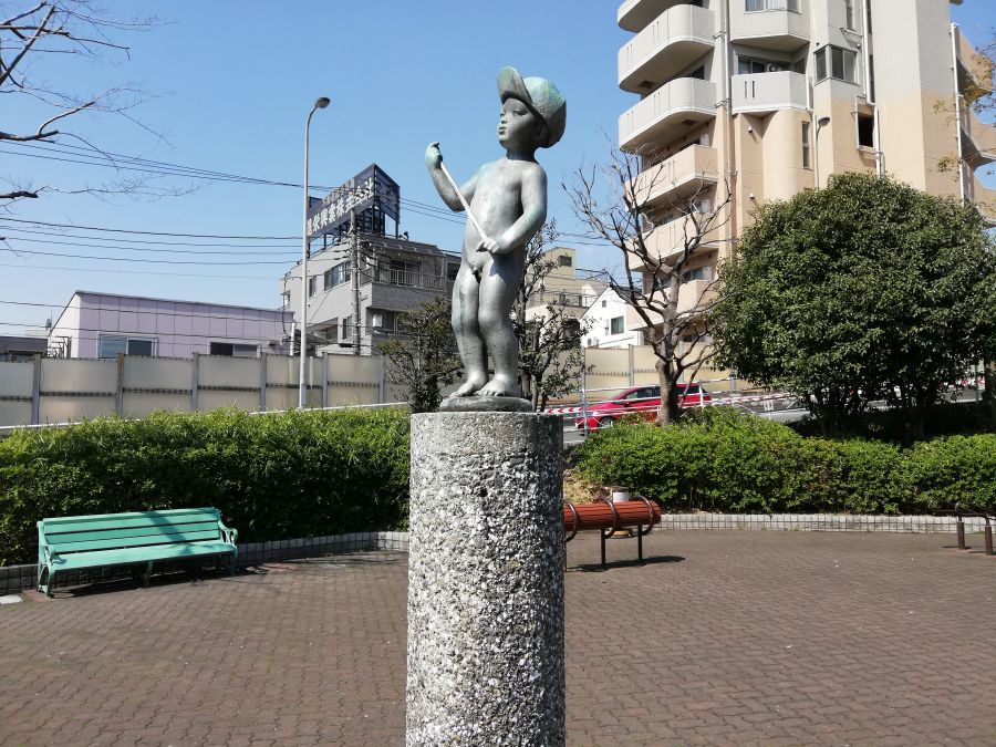 宮本台緑地　銅像