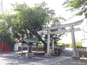 大田区　古市児童遊園　東八幡神社